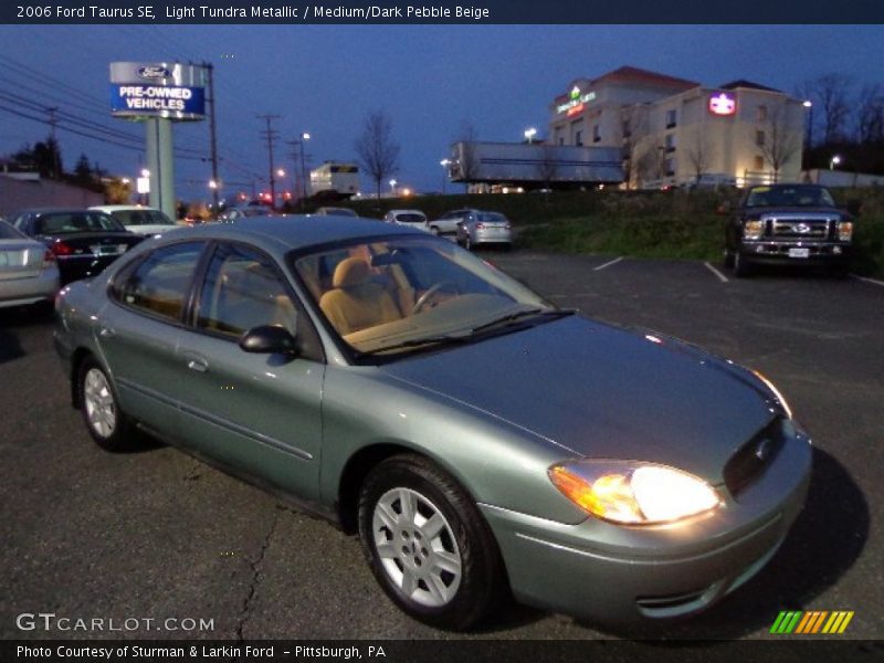 Light Tundra Metallic / Medium/Dark Pebble Beige 2006 Ford Taurus SE