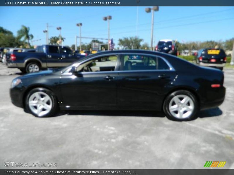 Black Granite Metallic / Cocoa/Cashmere 2011 Chevrolet Malibu LS