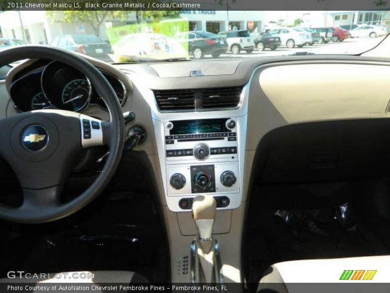 Black Granite Metallic / Cocoa/Cashmere 2011 Chevrolet Malibu LS