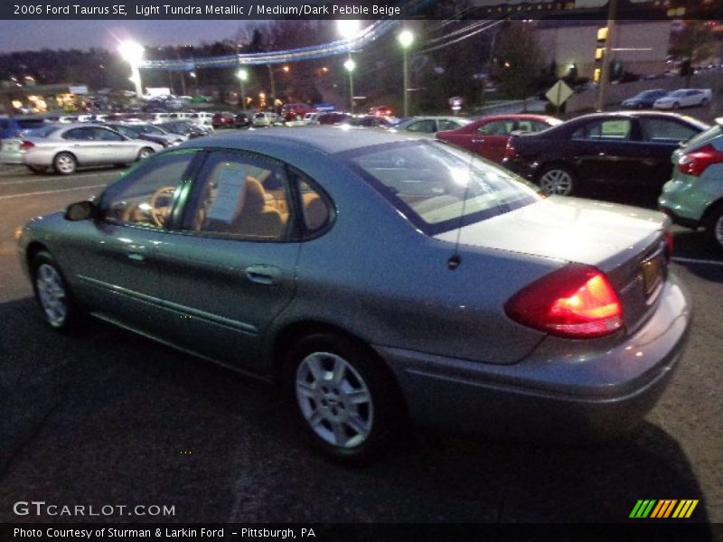 Light Tundra Metallic / Medium/Dark Pebble Beige 2006 Ford Taurus SE