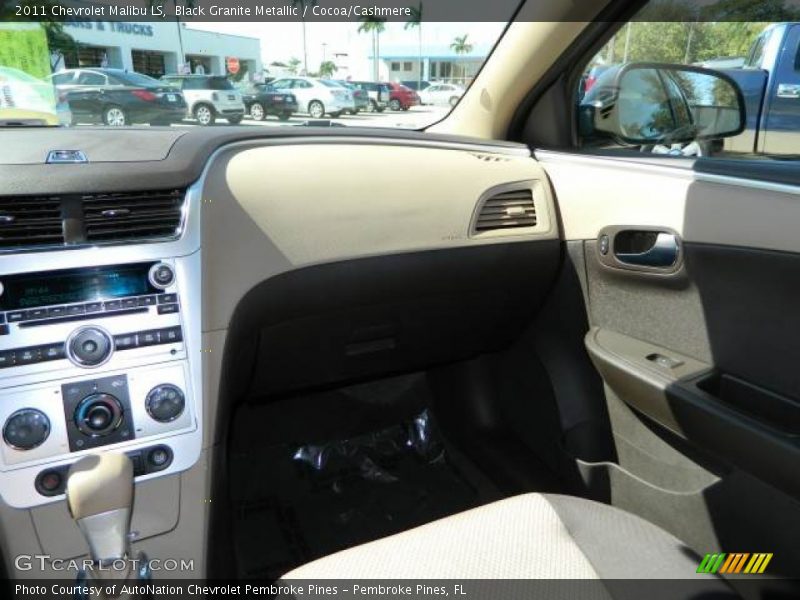 Black Granite Metallic / Cocoa/Cashmere 2011 Chevrolet Malibu LS