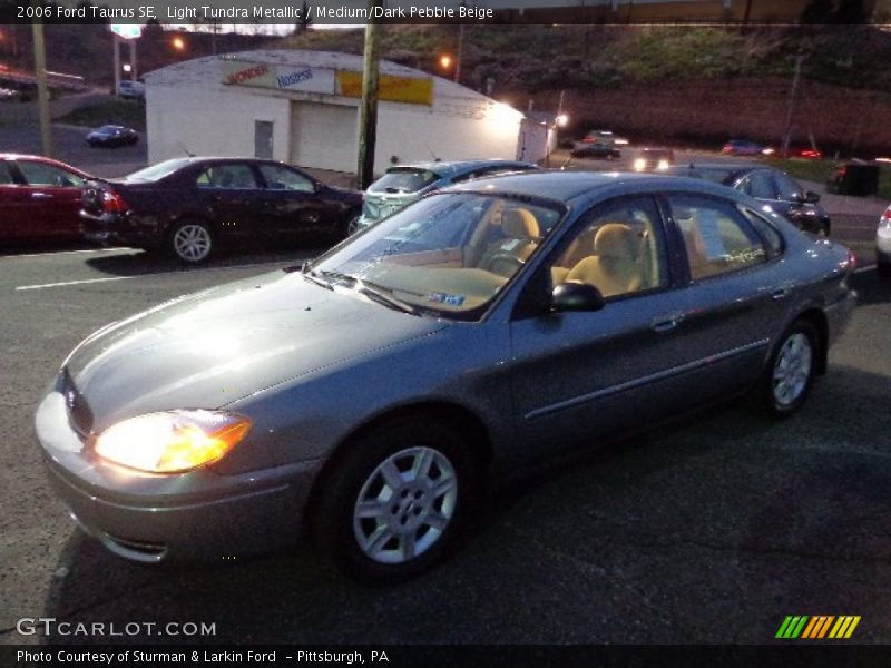 Light Tundra Metallic / Medium/Dark Pebble Beige 2006 Ford Taurus SE