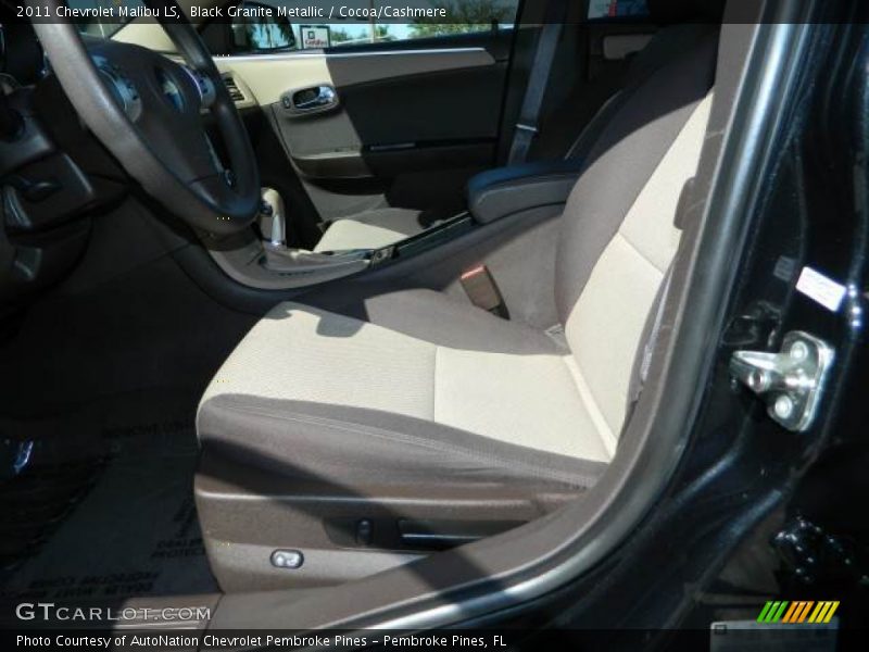 Black Granite Metallic / Cocoa/Cashmere 2011 Chevrolet Malibu LS