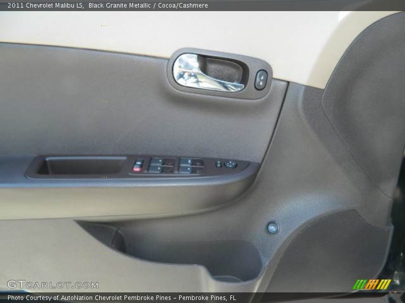 Black Granite Metallic / Cocoa/Cashmere 2011 Chevrolet Malibu LS