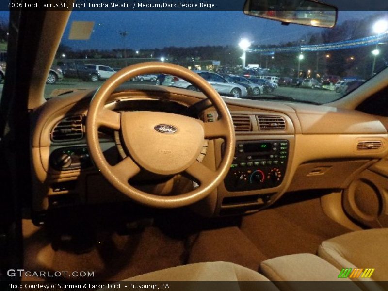 Light Tundra Metallic / Medium/Dark Pebble Beige 2006 Ford Taurus SE