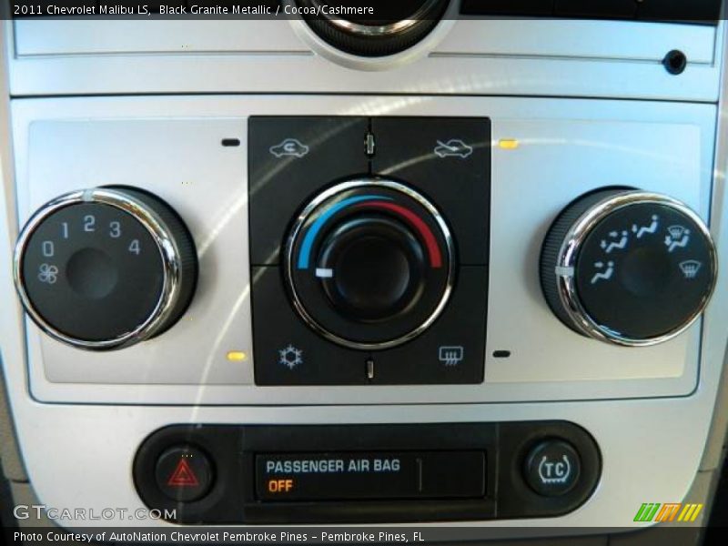 Black Granite Metallic / Cocoa/Cashmere 2011 Chevrolet Malibu LS