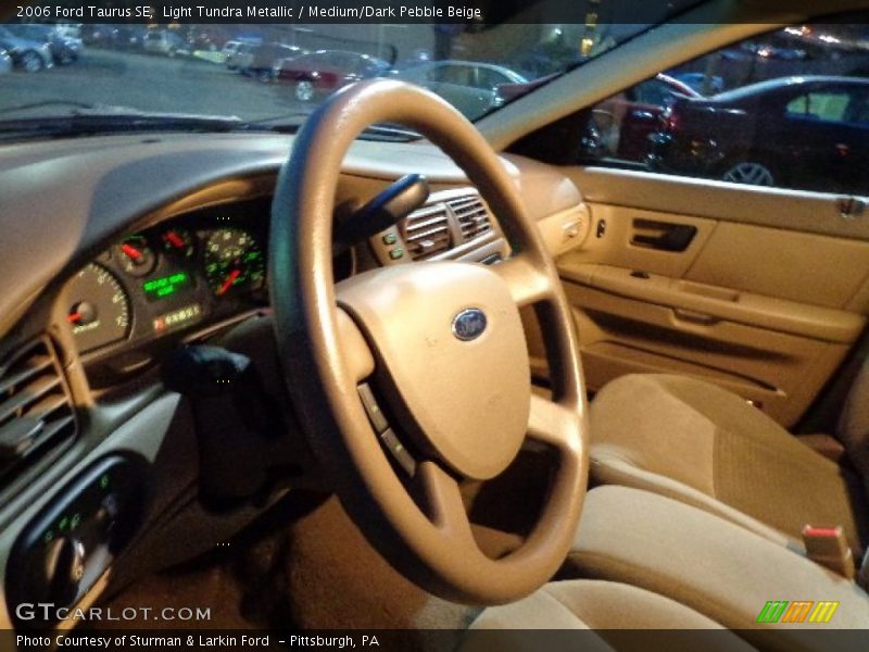 Light Tundra Metallic / Medium/Dark Pebble Beige 2006 Ford Taurus SE