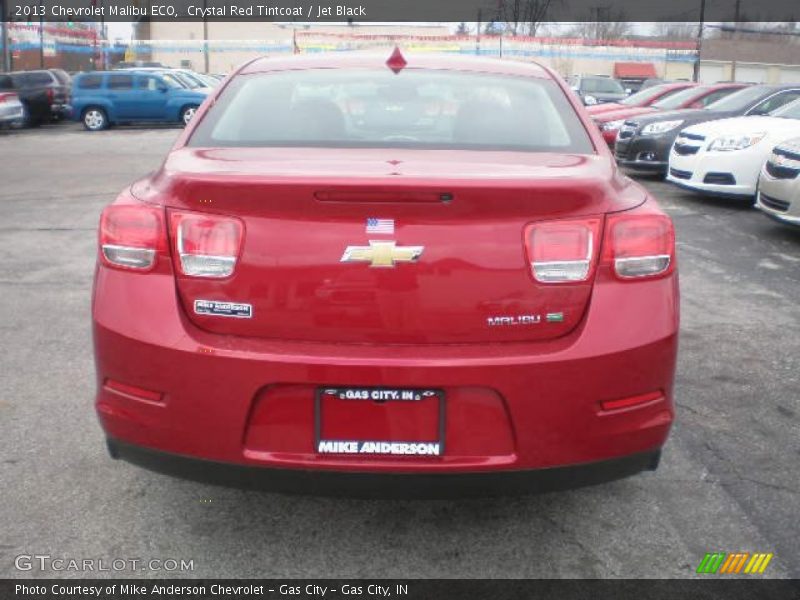 Crystal Red Tintcoat / Jet Black 2013 Chevrolet Malibu ECO