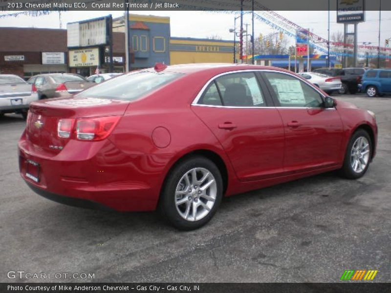 Crystal Red Tintcoat / Jet Black 2013 Chevrolet Malibu ECO