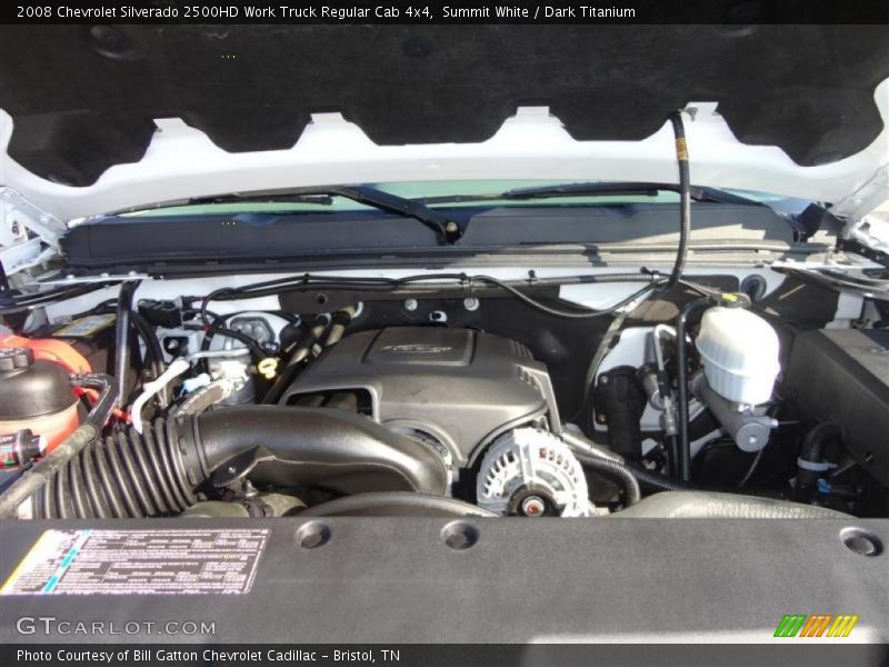 Summit White / Dark Titanium 2008 Chevrolet Silverado 2500HD Work Truck Regular Cab 4x4