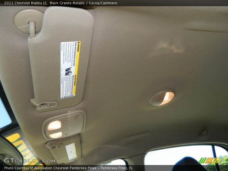 Black Granite Metallic / Cocoa/Cashmere 2011 Chevrolet Malibu LS