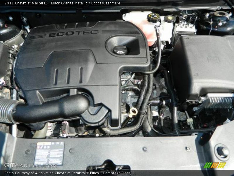 Black Granite Metallic / Cocoa/Cashmere 2011 Chevrolet Malibu LS
