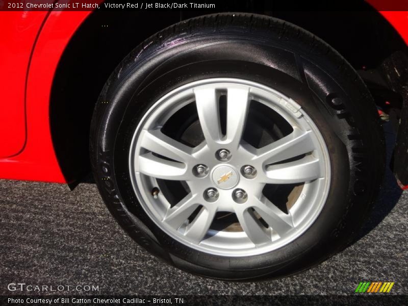 Victory Red / Jet Black/Dark Titanium 2012 Chevrolet Sonic LT Hatch
