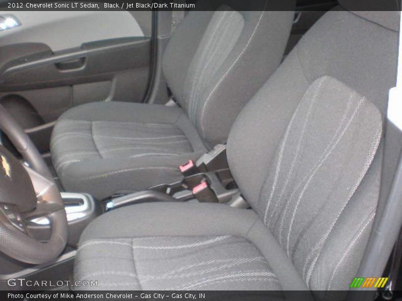 Black / Jet Black/Dark Titanium 2012 Chevrolet Sonic LT Sedan