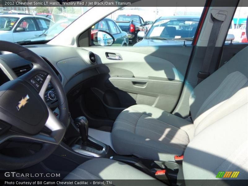Victory Red / Jet Black/Dark Titanium 2012 Chevrolet Sonic LT Hatch