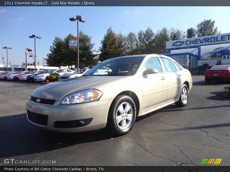Gold Mist Metallic / Ebony 2011 Chevrolet Impala LT