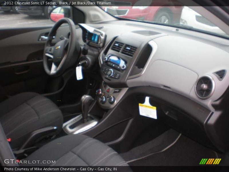 Black / Jet Black/Dark Titanium 2012 Chevrolet Sonic LT Sedan