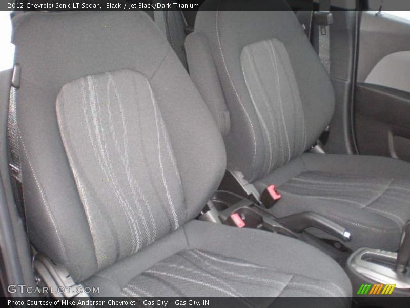 Black / Jet Black/Dark Titanium 2012 Chevrolet Sonic LT Sedan