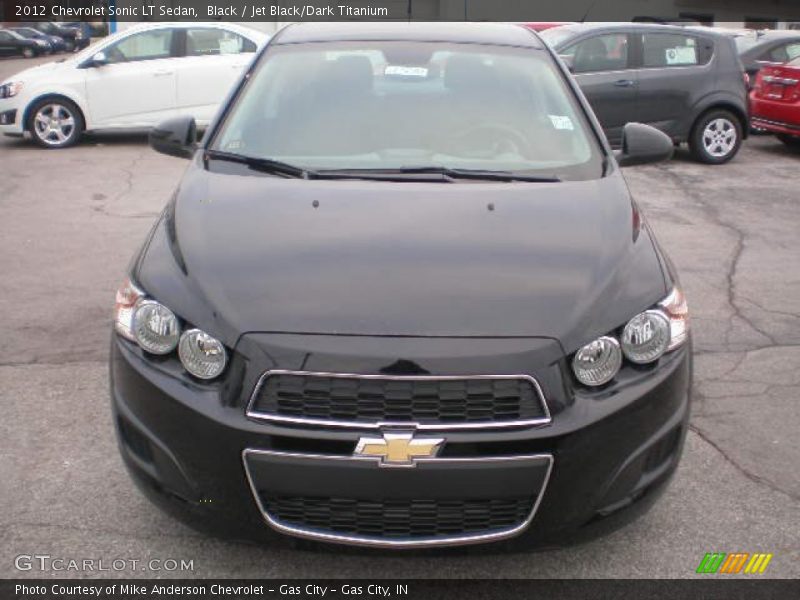 Black / Jet Black/Dark Titanium 2012 Chevrolet Sonic LT Sedan