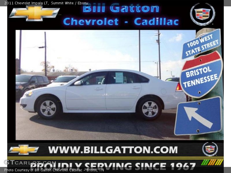Summit White / Ebony 2011 Chevrolet Impala LT