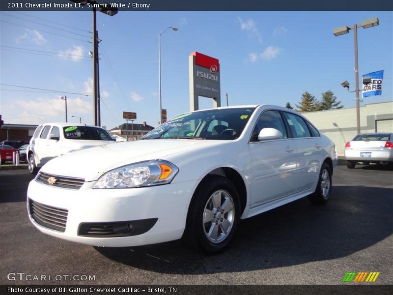 Summit White / Ebony 2011 Chevrolet Impala LT