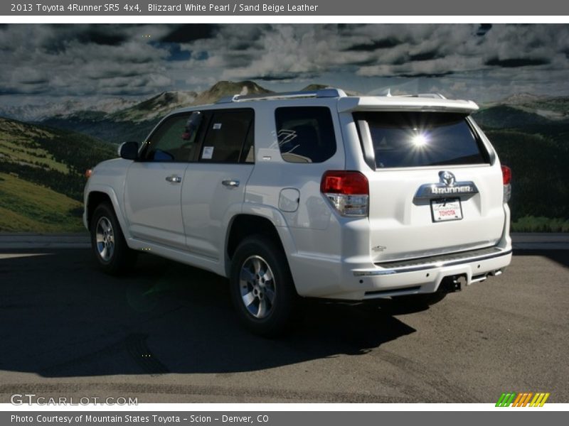 Blizzard White Pearl / Sand Beige Leather 2013 Toyota 4Runner SR5 4x4