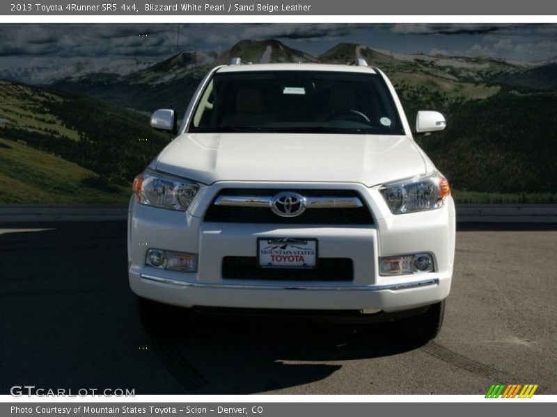 Blizzard White Pearl / Sand Beige Leather 2013 Toyota 4Runner SR5 4x4