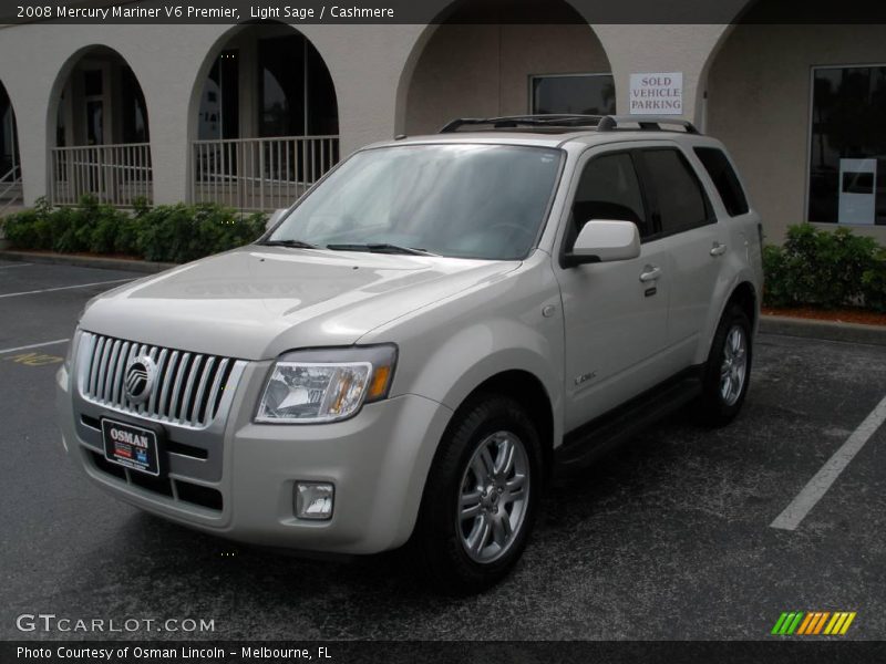 Light Sage / Cashmere 2008 Mercury Mariner V6 Premier