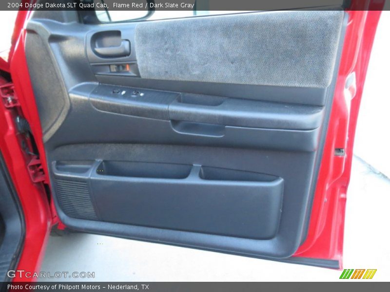 Flame Red / Dark Slate Gray 2004 Dodge Dakota SLT Quad Cab