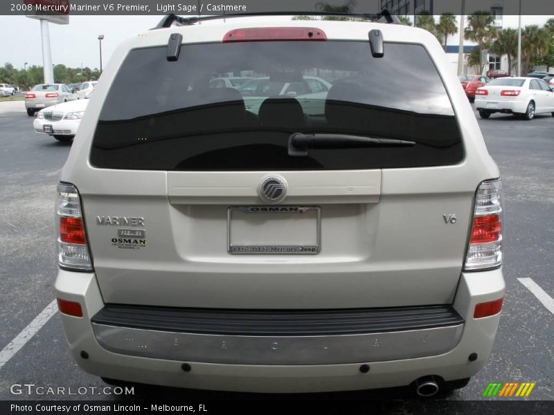 Light Sage / Cashmere 2008 Mercury Mariner V6 Premier