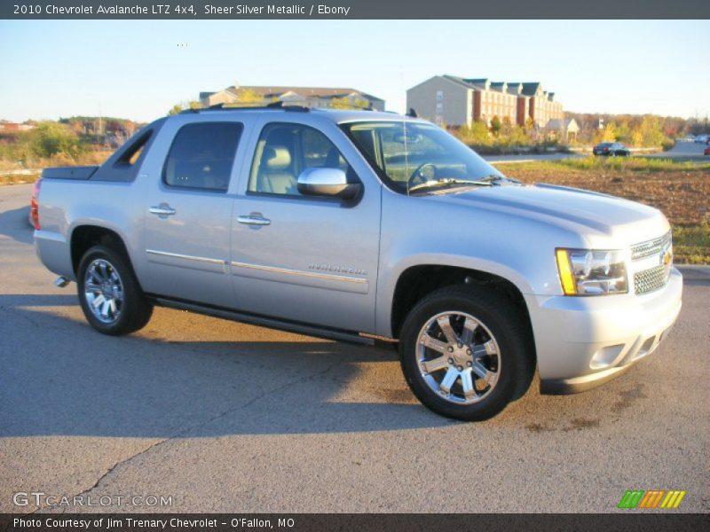 Sheer Silver Metallic / Ebony 2010 Chevrolet Avalanche LTZ 4x4