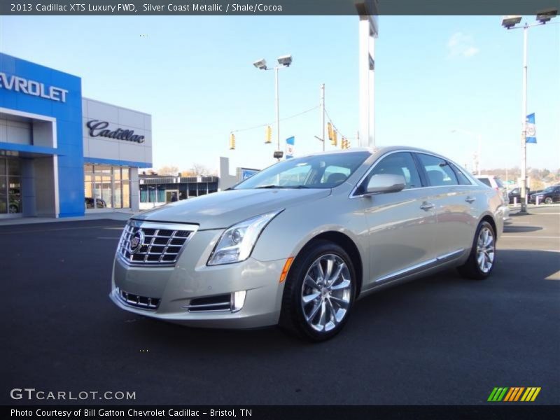 Silver Coast Metallic / Shale/Cocoa 2013 Cadillac XTS Luxury FWD