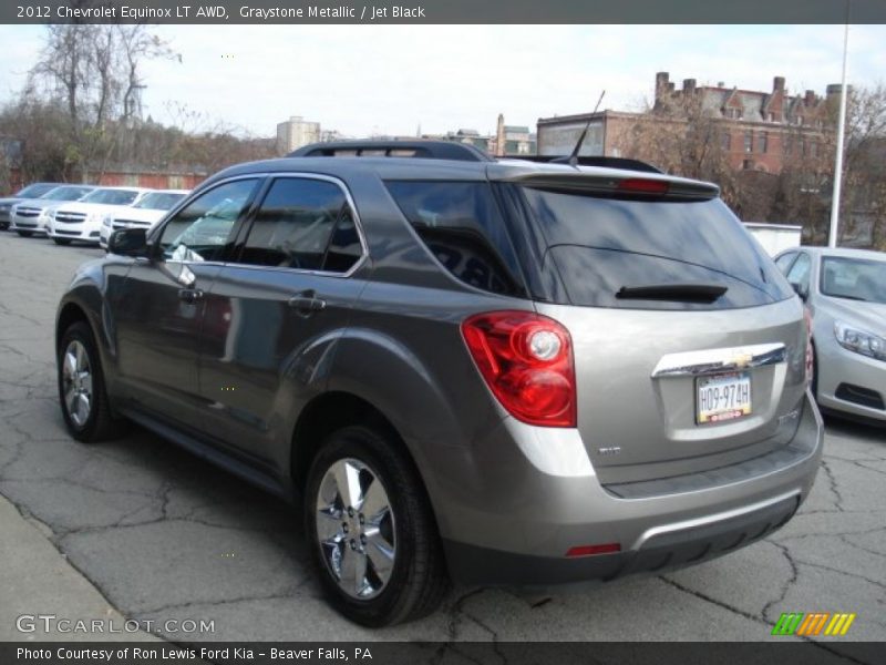 Graystone Metallic / Jet Black 2012 Chevrolet Equinox LT AWD