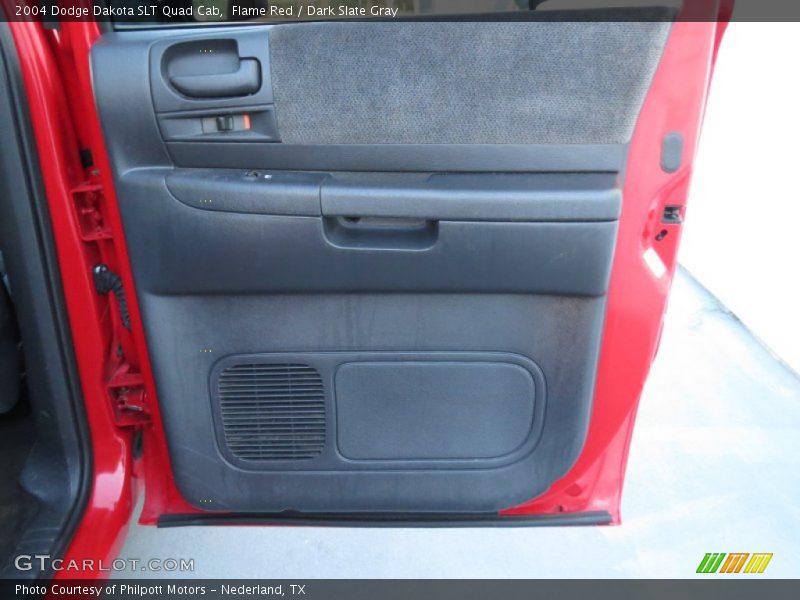 Flame Red / Dark Slate Gray 2004 Dodge Dakota SLT Quad Cab