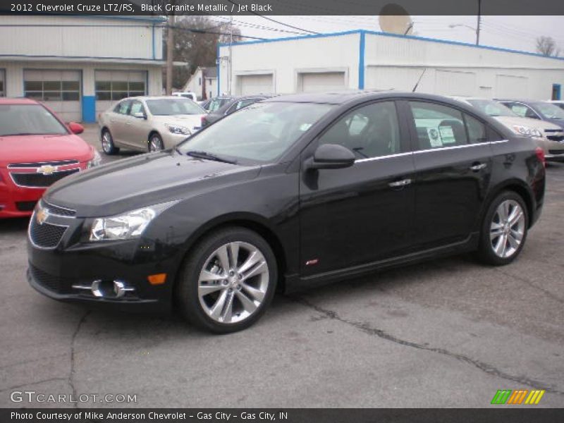 Black Granite Metallic / Jet Black 2012 Chevrolet Cruze LTZ/RS