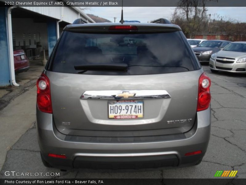 Graystone Metallic / Jet Black 2012 Chevrolet Equinox LT AWD