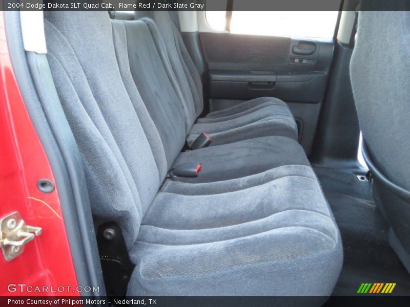 Flame Red / Dark Slate Gray 2004 Dodge Dakota SLT Quad Cab
