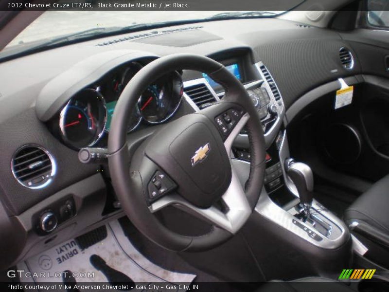 Black Granite Metallic / Jet Black 2012 Chevrolet Cruze LTZ/RS