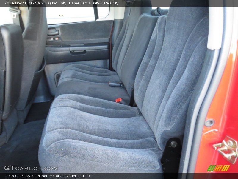 Flame Red / Dark Slate Gray 2004 Dodge Dakota SLT Quad Cab