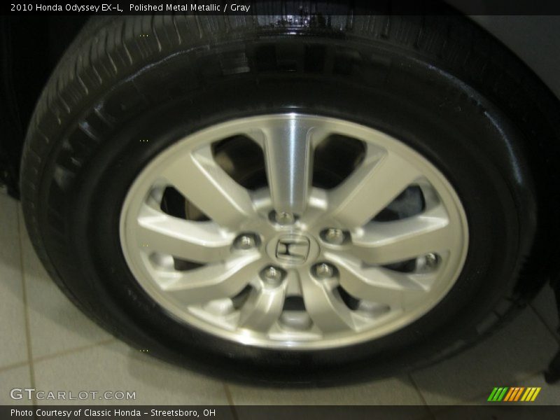 Polished Metal Metallic / Gray 2010 Honda Odyssey EX-L