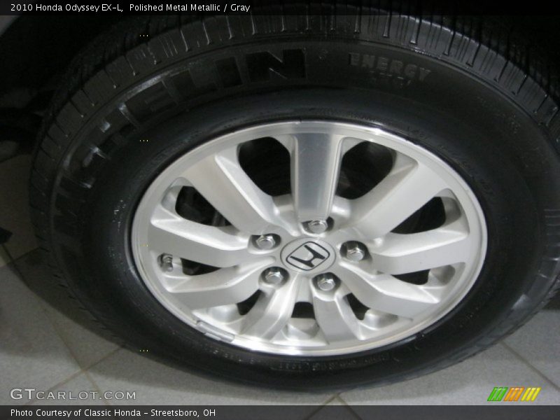 Polished Metal Metallic / Gray 2010 Honda Odyssey EX-L