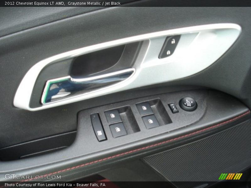 Graystone Metallic / Jet Black 2012 Chevrolet Equinox LT AWD