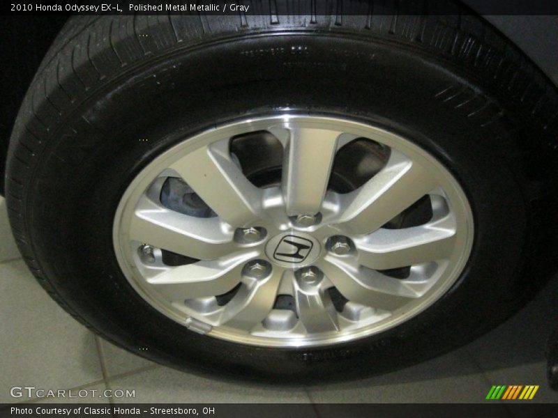 Polished Metal Metallic / Gray 2010 Honda Odyssey EX-L