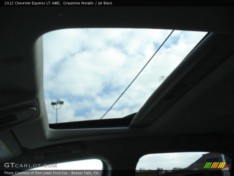 Graystone Metallic / Jet Black 2012 Chevrolet Equinox LT AWD