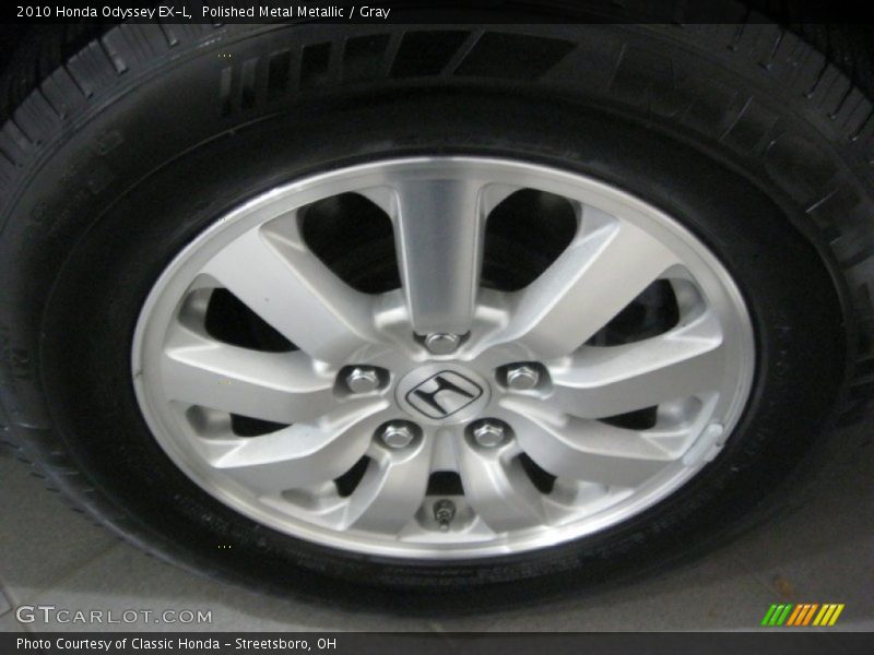 Polished Metal Metallic / Gray 2010 Honda Odyssey EX-L