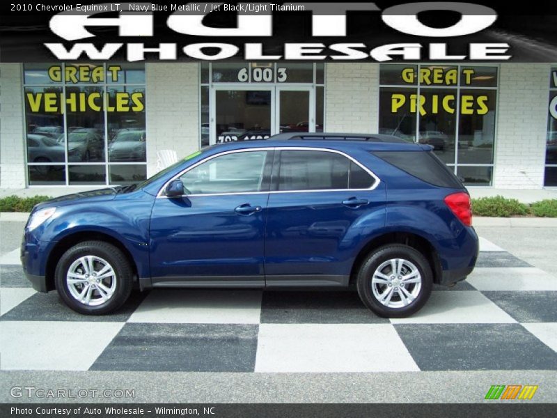 Navy Blue Metallic / Jet Black/Light Titanium 2010 Chevrolet Equinox LT