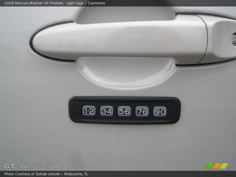 Light Sage / Cashmere 2008 Mercury Mariner V6 Premier