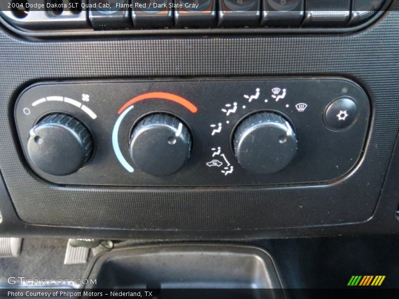 Flame Red / Dark Slate Gray 2004 Dodge Dakota SLT Quad Cab
