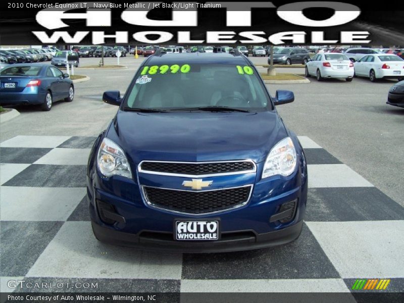 Navy Blue Metallic / Jet Black/Light Titanium 2010 Chevrolet Equinox LT