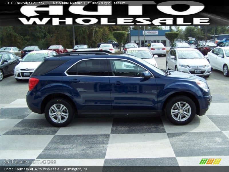 Navy Blue Metallic / Jet Black/Light Titanium 2010 Chevrolet Equinox LT